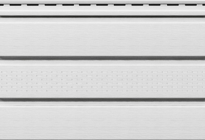 Панель-софіт VOX перфорована 2,7x0,3 м 0,81 кв.м білий SV-07