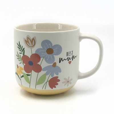 Чашка Milika Clovera Yellow 390 мл M0520-GB722-SU3250C