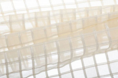 Ткань тюлевая Органза 280 см айвори 