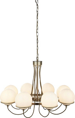 Подвес Arte Lamp BERGAMO A2990LM-8AB 8x40 Вт E14 белый 