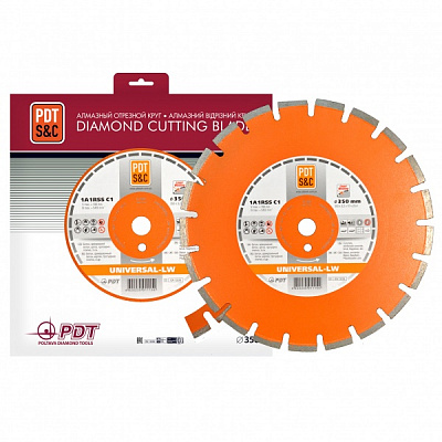 Диск алмазний відрізний PDT 1A1RSS/C1 350x3,2x25,4 бетон, асфальт 71301BASPH