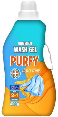 Засіб для машинного та ручного прання Sila Purfy Universal рідкий 4 кг