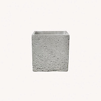 Кашпо Latina Concrete квадратный 4,5 л серый (1320-0018-2394) 
