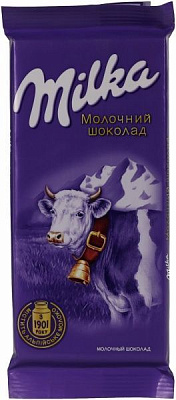 Шоколад Milka молочний 95гр 0586465 (0586465)