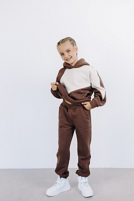 Спортивный костюм Obzor р.158 капучино 872 