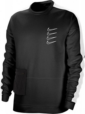 Світшот Nike M NK DRY TOP FLEECE PX CJ4623-010 р. L чорний
