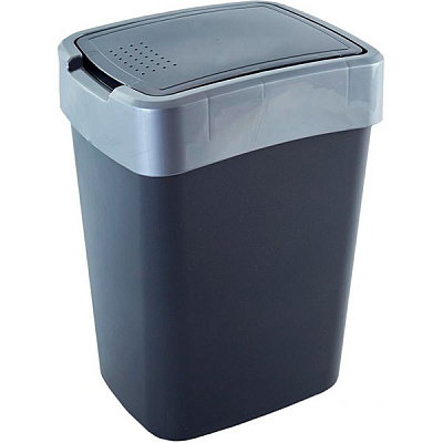 Відро для сміття Алеана 18 л граніт/сірий 122067
