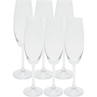 Набір бокалів для шампанського Lifestyle Venezia 200 мл 6 шт. Krosno