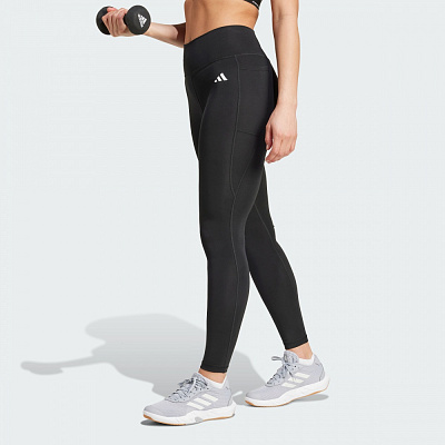 Лосины Adidas OPT ESS ST 1/1 IT2280 р.L черный