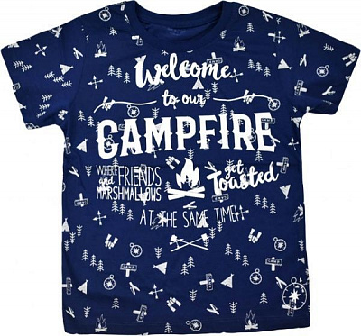 Футболка Macca Boy 9099 Campfire р.134 синій