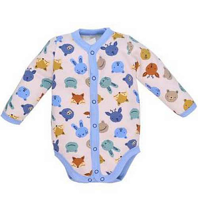 Полукомбинезон унисекс Татошка р.62 молочный/с принтом 1402251міг 