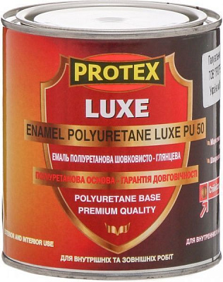 Эмаль Protex полиуретановая 3в1 Luxe PU-50 темный шоколад глянец 0,8л