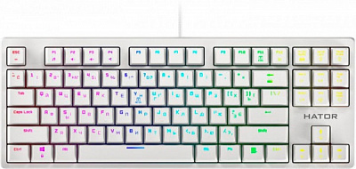 Клавиатура Hator Rockfall EVO TKL Kailh Optical (HTK-631) white 