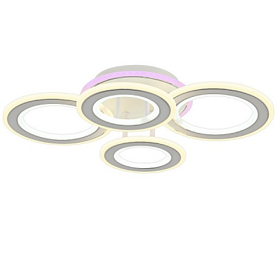 Люстра светодиодная Victoria Lighting 85 Вт белый/серебро Hanna/PL4 