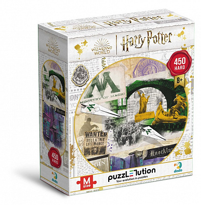 Пазл DoDo Hard-M Harry Potter. Министерство магии и Аллея Ноктерн, 450 элементов 200504