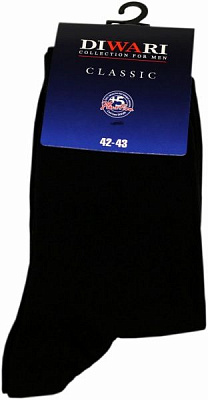 Шкарпетки Diwari CLASSIC 000 р. 27 чорний