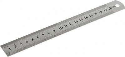 Лінійка металева 20 см E81389 Economix