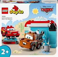 Конструктор LEGO DUPLO Розваги Блискавки МакКвіна й Сирника на автомийці 10996
