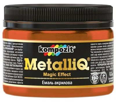 Эмаль акриловая MetalliQ Kompozit медь 0,086 л