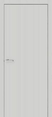 Дверное полотно ОМиС Cortex глухое (гладкое) ПГ 800 мм светло-серый silk matt 