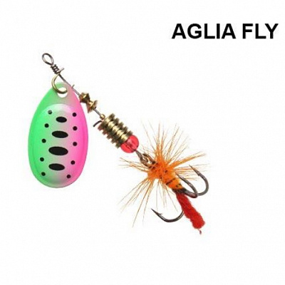 Блесна-вертушка Fishing ROI 9 г Aglia Fly 2001 fluo pink SF05034-9-2001
