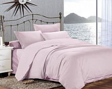 Комплект постельного белья Люкс евро 155261 розовый Home Line 