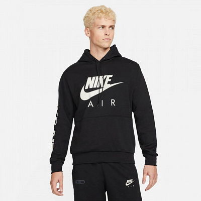 Джемпер Nike M NSW AIR BB PO HD DM5202-010 р. L черный