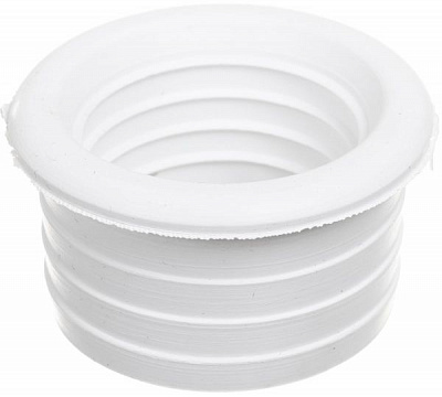 Редукция Rhein канализационная резиновая 40x32 мм белая