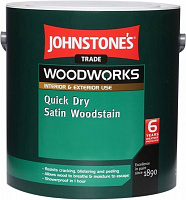 Пропитка (антисептик) Johnstone's Quick Dry Satin Woodstain полумат бесцветный 0,75 л