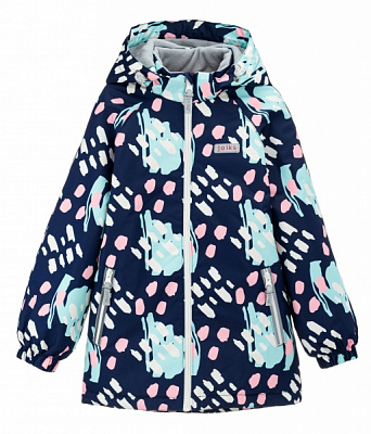 Куртка детская для девочки JOIKS р.140 темно-синий EW-10 