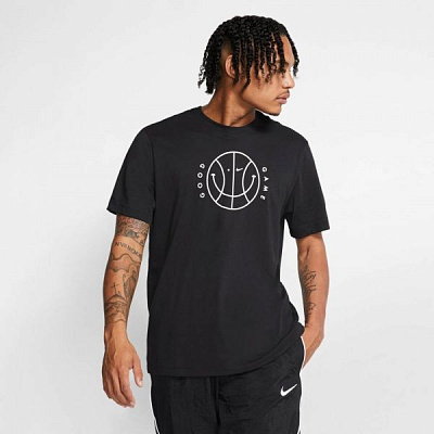 Футболка Nike M NK DRY TEE VERBIAGE 2 CD1107-010 S чорний