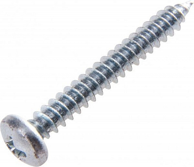 Шуруп універсальний напівкругла головка з буртиком сталь 5x50 мм 12 шт. білий цинк Expert Fix