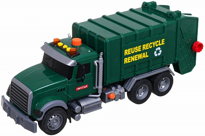 Іграшковий сміттєвоз Shantou інтерактивний 35х12х17 см зелений 666-53P