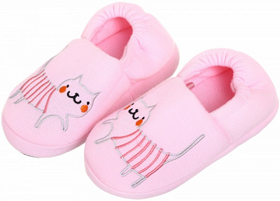 Тапочки детские Кот р.34/35 серый KD-6 