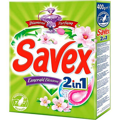 Пральний порошок Savex Diamond Parfum 2in1 Emerald Blossom 400 г