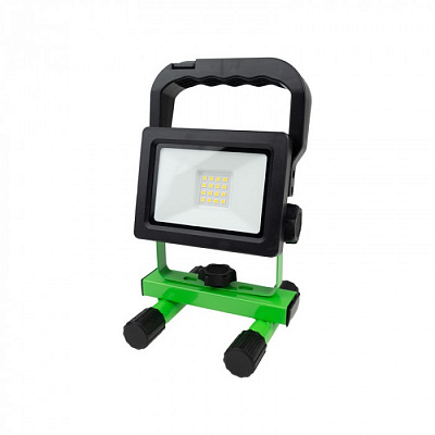 Фонарь прожекторный Ecolight LED EC20690 10W 5000К 2200MAh 800 Lm черныйзеленый