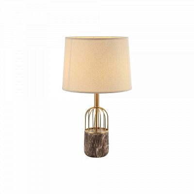 Настольная лампа Vio Concept by LUCEA Solen small 1x40 Вт E27 кофейный/античная латунь 80410-01-TS1-CW 