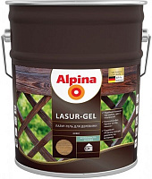 Лазурь Alpina Lasur-Gel палисандр шелковистый мат 10 л