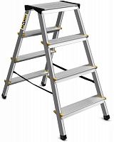 Лестница-стремянка Drabest PRO двусторонняя 2х4 (DD4-150) 