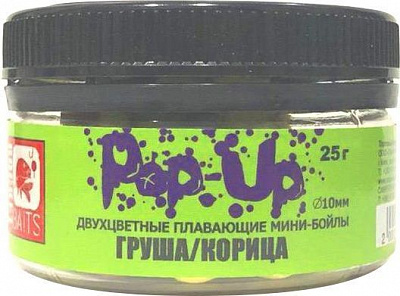 Бойли Rocket Baits Pop-Up Комбі 25 г груша/ кориця плаваючі