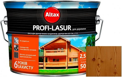 Лазурь Altax Profi-Lasur тик шелковистый мат 2,5 л