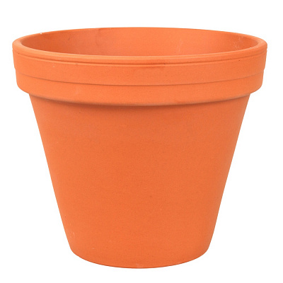 Горщик керамічний Spang круглий 5,23 л теракот