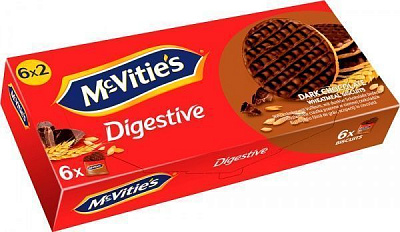 Печиво ULKER McVitie's Digestive Dark Chocolate to go 12x6x33.3 г