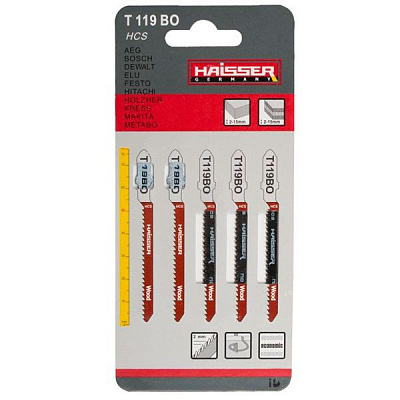 Пилка для електролобзика Haisser T119BO 5 шт.
