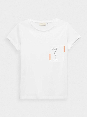 Футболка Outhorn HOL22-TSD614-10S р.XS білий
