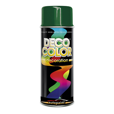 Фарба аерозольна RAL 6005 темно-зелений DecoColor 400 мл