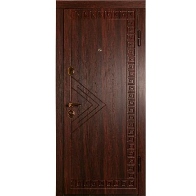 Двери металлические Кордон Престиж 689 2050х860х74 мм Орех Мореный правые