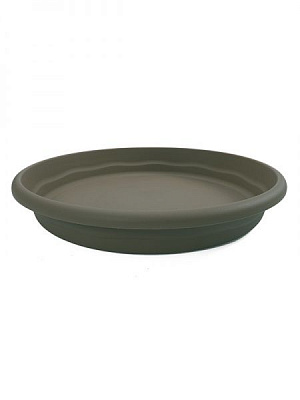 Піддон Plastiken Терра 7450 круглий сірий