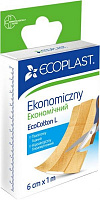 Лейкопластырь ECOPLAST экономичный EcoCotton L 6 см 1 м нестерильные