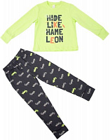 Піжама дитяча для хлопчика Roksana р.116-122 салатовий №1065/12334 